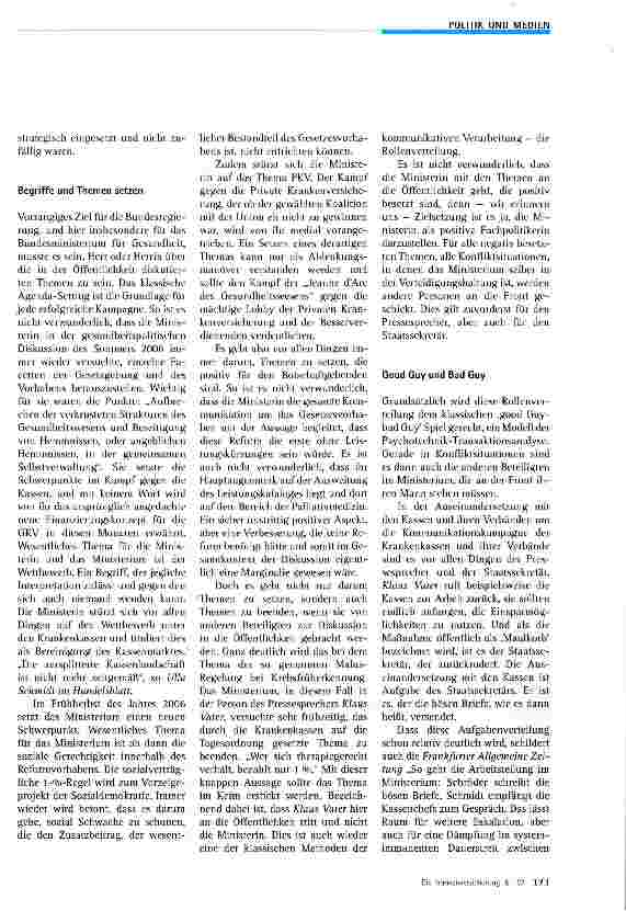 Vorschauseite 2: Verpackung ist alles - Die Vermarktung einer misslungenen Reform