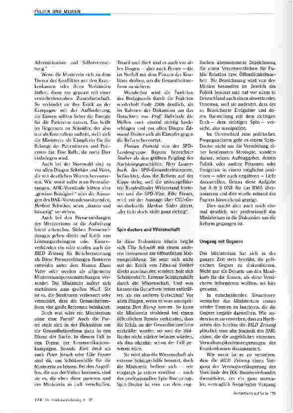 Vorschauseite 3: Verpackung ist alles - Die Vermarktung einer misslungenen Reform