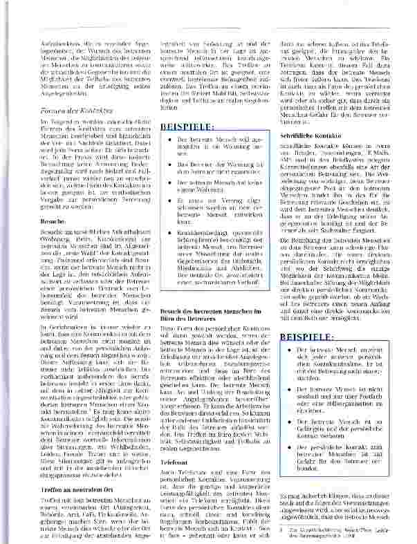 Vorschauseite 2: Die Qualität des Kontaktes zwischen dem Betreuer und dem betreuten Menschen