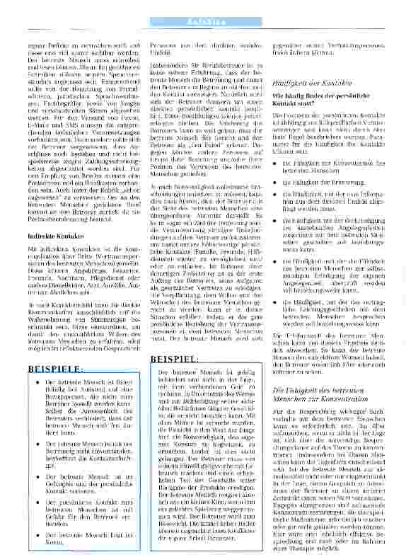 Vorschauseite 3: Die Qualität des Kontaktes zwischen dem Betreuer und dem betreuten Menschen