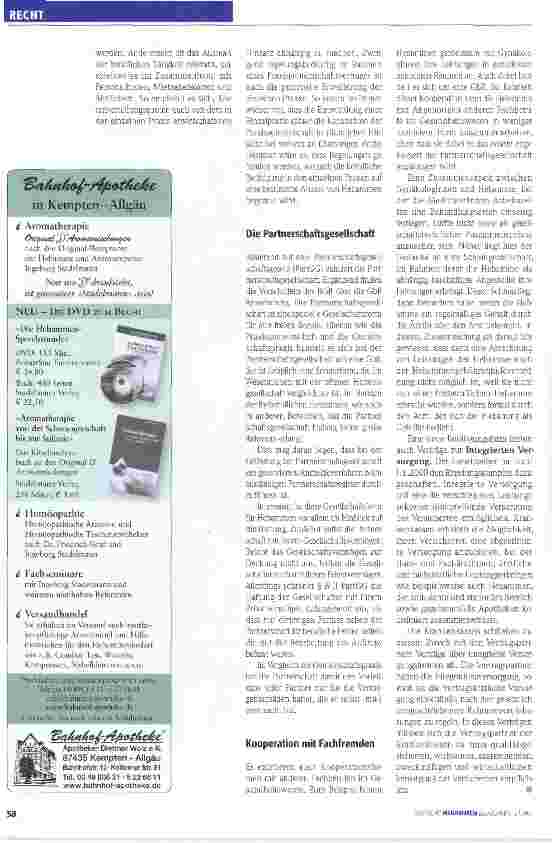 Vorschauseite 4: Praxisgemeinschaft oder Gemeinschaftspraxis ?