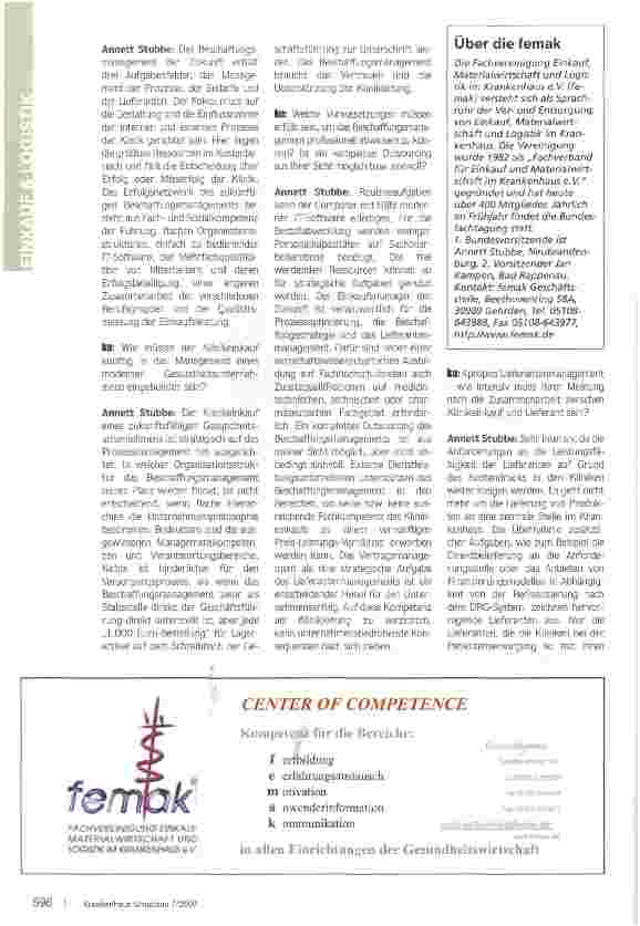 Vorschauseite 2: Management der Prozesse, Bedarfe und Lieferanten