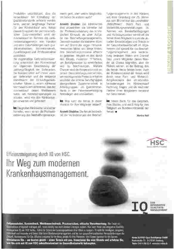Vorschauseite 3: Management der Prozesse, Bedarfe und Lieferanten