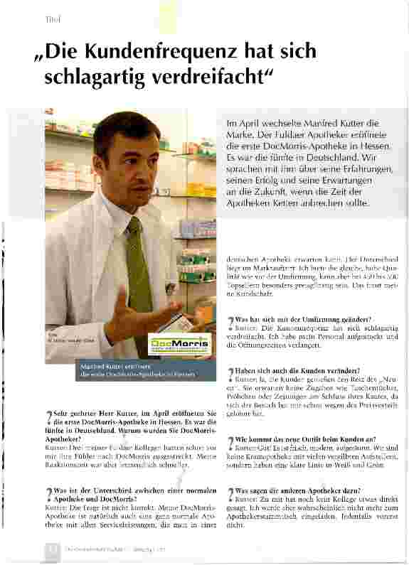 Vorschauseite 1: Die Kundenfrequenz hat sich schlagartig verdreifacht