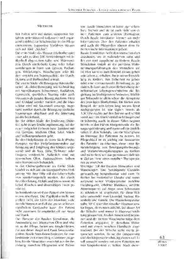 Vorschauseite 2: Supportive Therapien-Einsatz in der klinischen Praxis