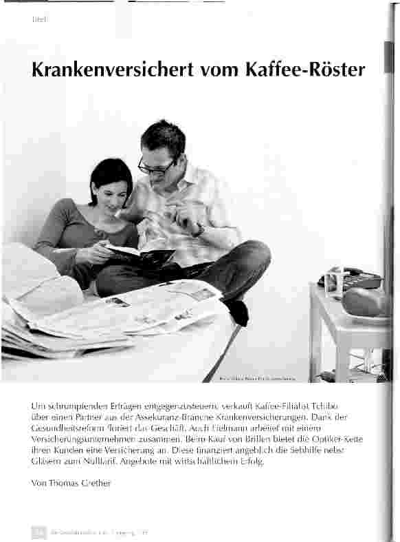 Vorschauseite 1: Krankenversichert vom Kaffee-Röster
