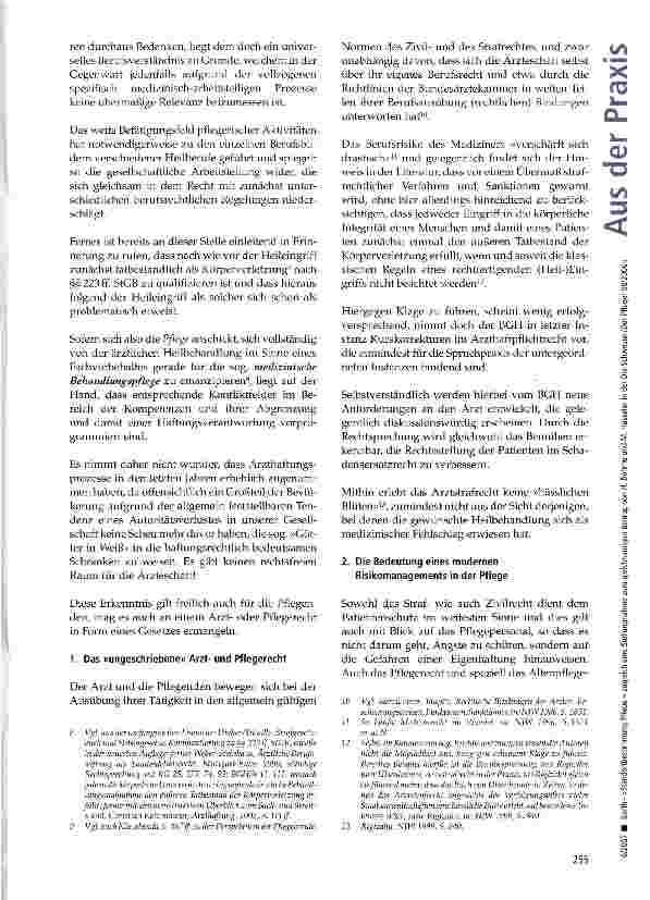 Vorschauseite 3: Standortbestimmung Pflege -zugleich eine Stellungnahme zum gleichnamigen Beitrag von H. Böhme und M. Hasseler in Die Schwester/ Der Pfleger 08/2006 (1. Teil)