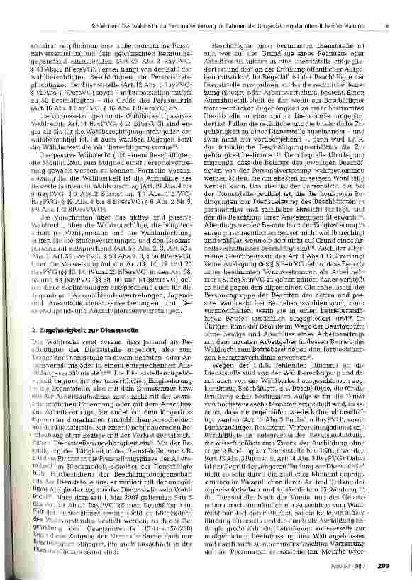 Vorschauseite 5: Das Wahlrecht zur Personalvertretung im Rahmen der Umgestaltung der öffentlichen Verwaltung