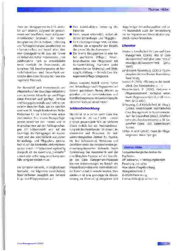 Vorschauseite 4: Case Management in der stationären psychiatrischen Versorgung in Südwürttemberg Standortbestimmung und Ausblick