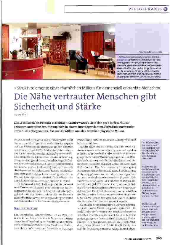 Vorschauseite 1: Die Nähe vertrauter Menschen gibt Sicherheit und Stärke