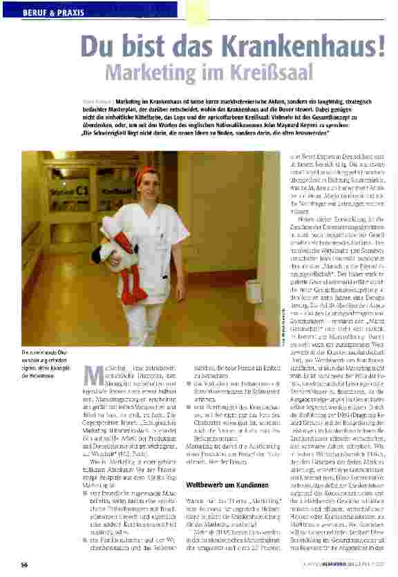 Vorschauseite 1: Du bist das Krankenhaus!