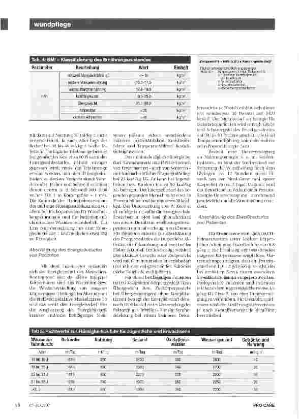 Vorschauseite 4: Prophylaxe und Therapie der Wundheilungsstörung Bedeutung der Ernährung