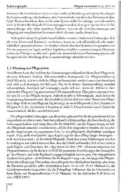 Vorschauseite 3: Pflegezeitbemessung unter Berücksichtigung der Beziehungsarbeit