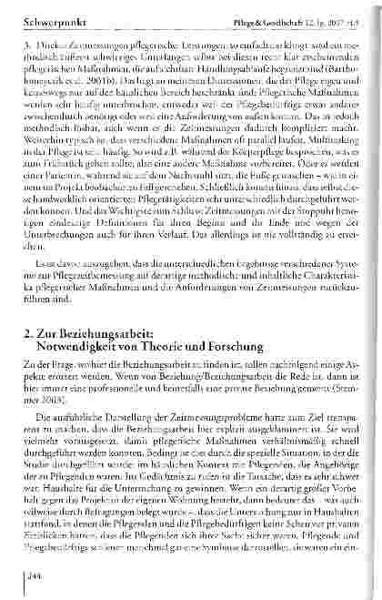Vorschauseite 5: Pflegezeitbemessung unter Berücksichtigung der Beziehungsarbeit