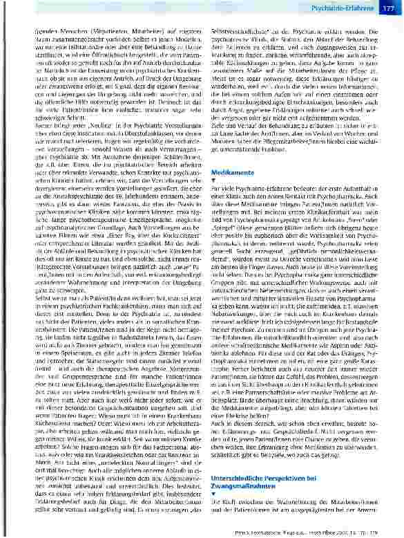 Vorschauseite 2: Psychiatrische Pflege aus Sicht einer Psychiatrie Erfahrenen