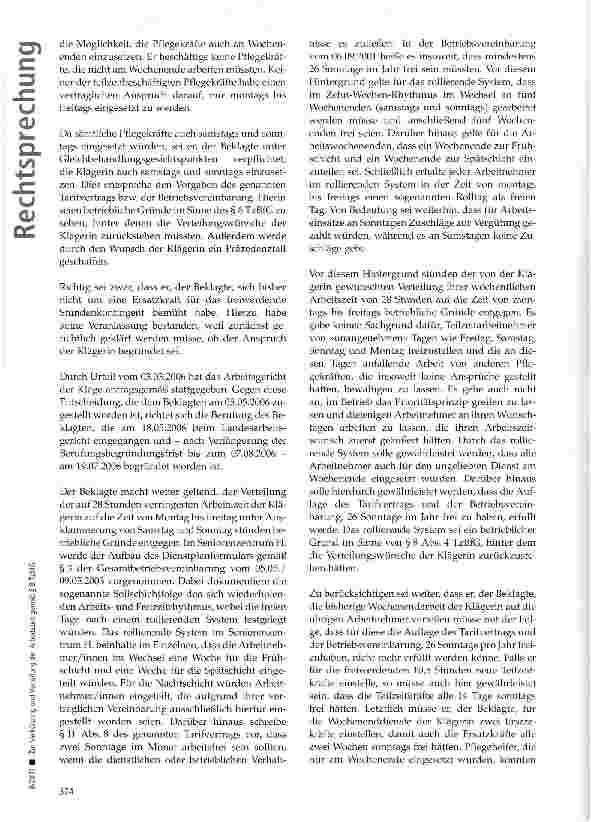 Vorschauseite 3: Zur Verkürzung und Verteilung der Arbeitszeit gemäß § 8 TzBfG
