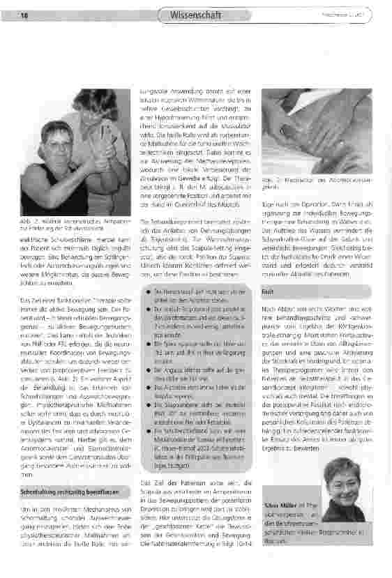 Vorschauseite 2: Physiotherapie bei inverser Schulterprothese