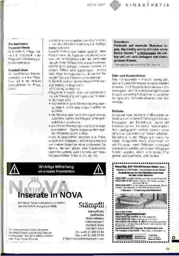 Vorschauseite 4: Kinästhetik in der Dekubitusprophylaxe