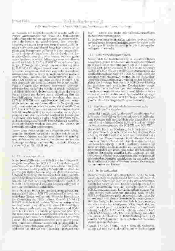 Vorschauseite 5: Rechtliche Rahmenbedingungen und Verfahrensvorschläge zu sogenaimten Poollösungen für schulische Integrationshilfen