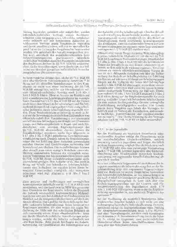 Vorschauseite 6: Rechtliche Rahmenbedingungen und Verfahrensvorschläge zu sogenaimten Poollösungen für schulische Integrationshilfen
