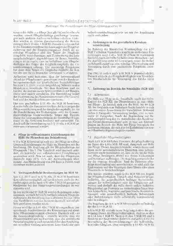Vorschauseite 2: Die Auswirkungen des Pflegestärkungsgesetzes