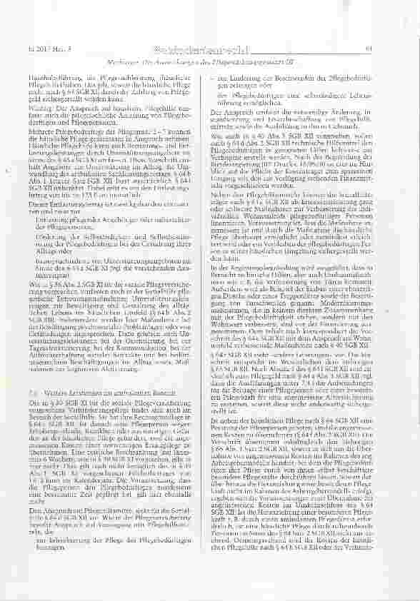 Vorschauseite 4: Die Auswirkungen des Pflegestärkungsgesetzes