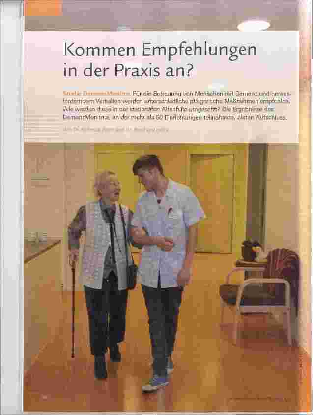 Vorschauseite 1: Kommen Empfehlungen in der Praxis an?