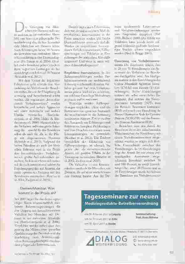 Vorschauseite 2: Kommen Empfehlungen in der Praxis an?