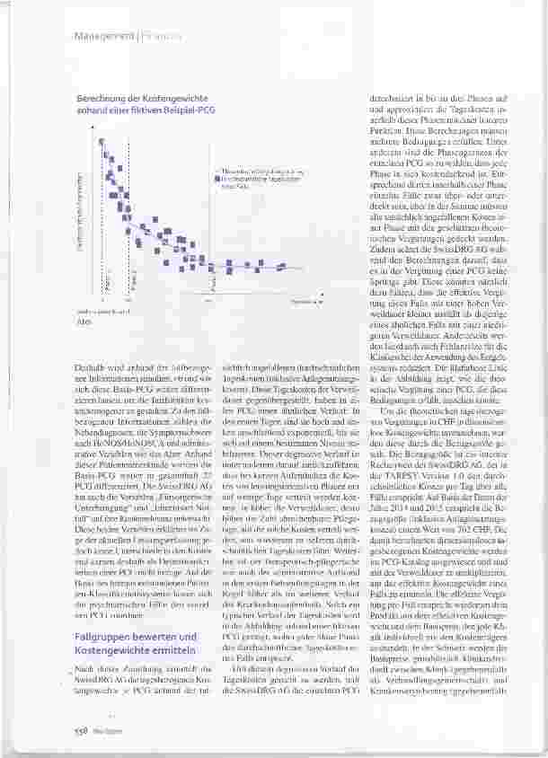 Vorschauseite 3: Schweizer Tarifsystem für stationäre Psychiatrie Transparenter Wettbewerb