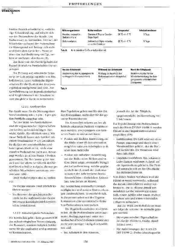 Vorschauseite 3: Beherrschung und Kontrolle der Umgebungsbedingungen bei der Sterilisation