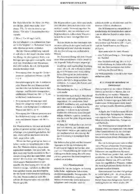 Vorschauseite 6: Beherrschung und Kontrolle der Umgebungsbedingungen bei der Sterilisation