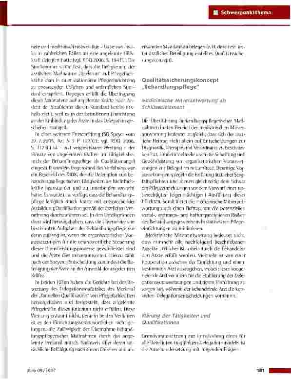 Vorschauseite 4: Neuverteilung der Aufgaben im Gesundheitswesen - Chancen und Risiken für die Pflege