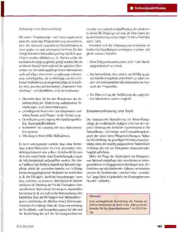 Vorschauseite 6: Neuverteilung der Aufgaben im Gesundheitswesen - Chancen und Risiken für die Pflege