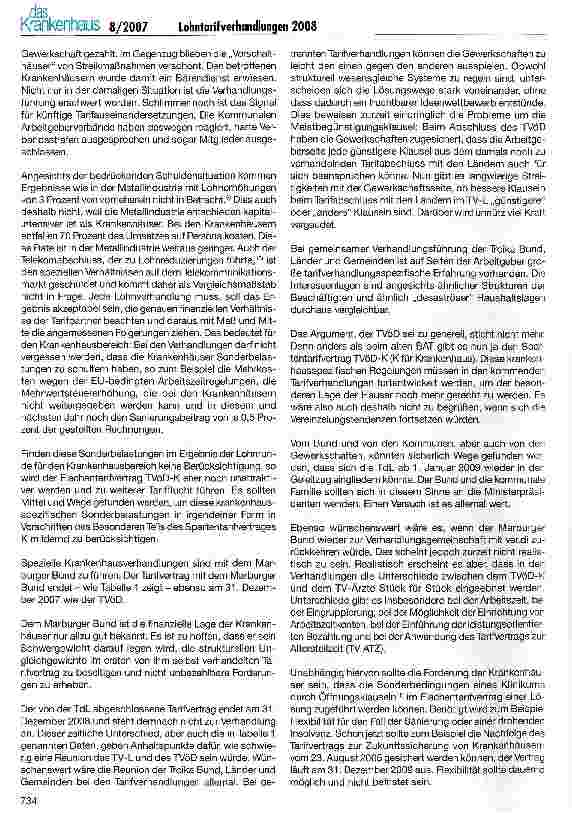 Vorschauseite 3: Erwartungen an die Lohntarifverhandlungen 2008