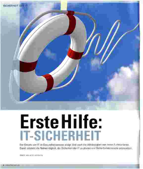 Vorschauseite 1: Erste Hilfe: IT-SICHERHEIT