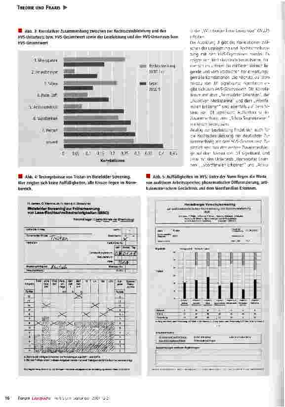 Vorschauseite 5: Das Heidelberger Vorschulscreening zur auditiven Wahrnehmung und Sprachverarbeitung (HVS) in der logopädischen Diagnostik
