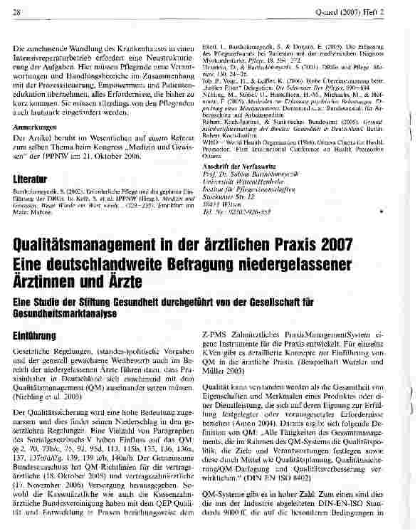 Vorschauseite 6: Reparaturbetrieb Krankenhaus - DRGs und ihre Auswirkungen aus Sicht der Pflege*