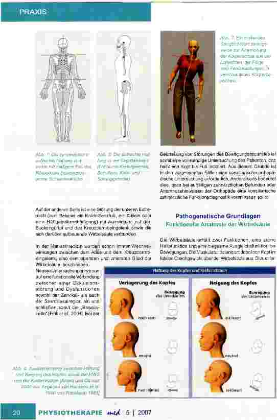 Vorschauseite 2: Physiotherapie bei cranio-mandibulären Dysfunktionen