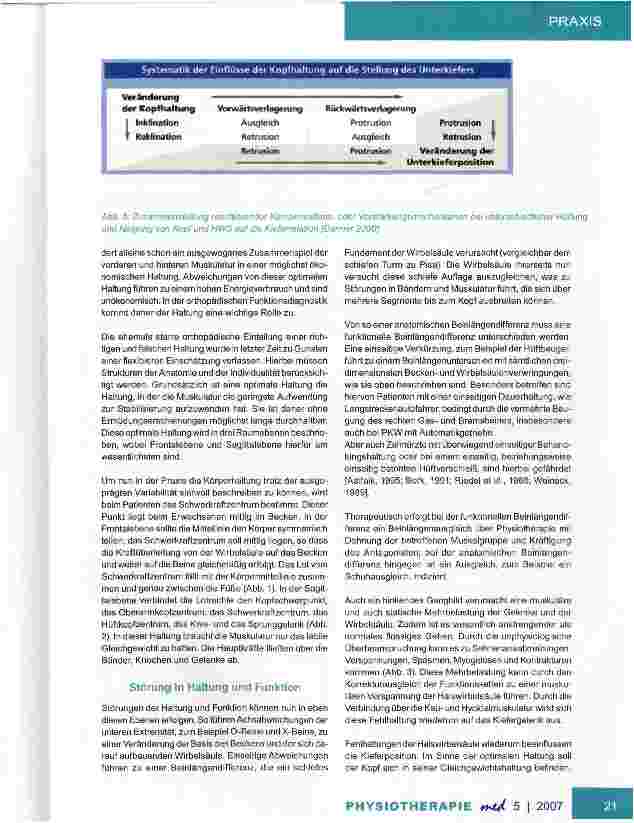 Vorschauseite 3: Physiotherapie bei cranio-mandibulären Dysfunktionen