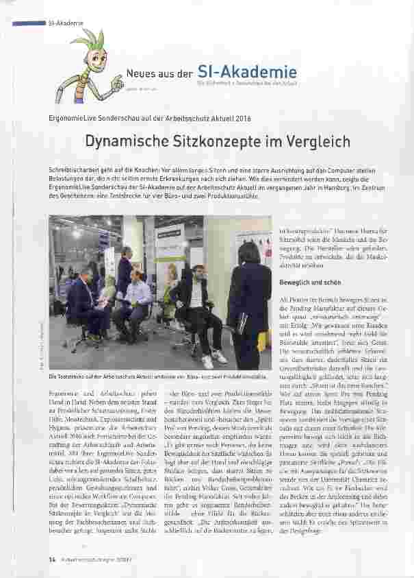 Vorschauseite 1: Dynamische Sitzkonzepte im Vergleich
