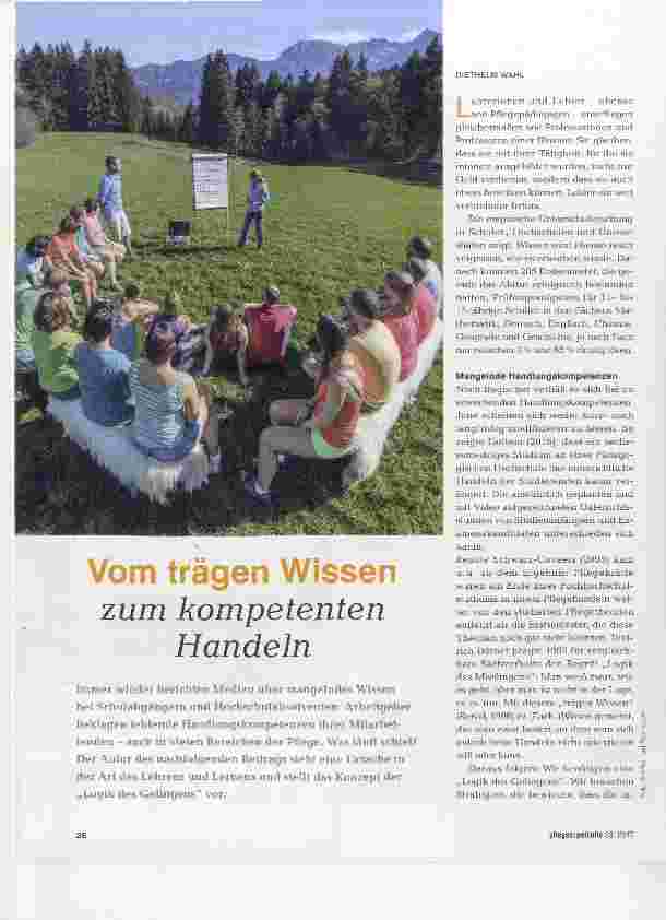 Vorschauseite 1: Vom trägen Wissen zum kompetenten Handeln