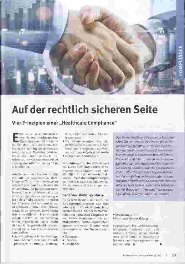 Vorschauseite 1: Auf der rechtlich sicheren Seite