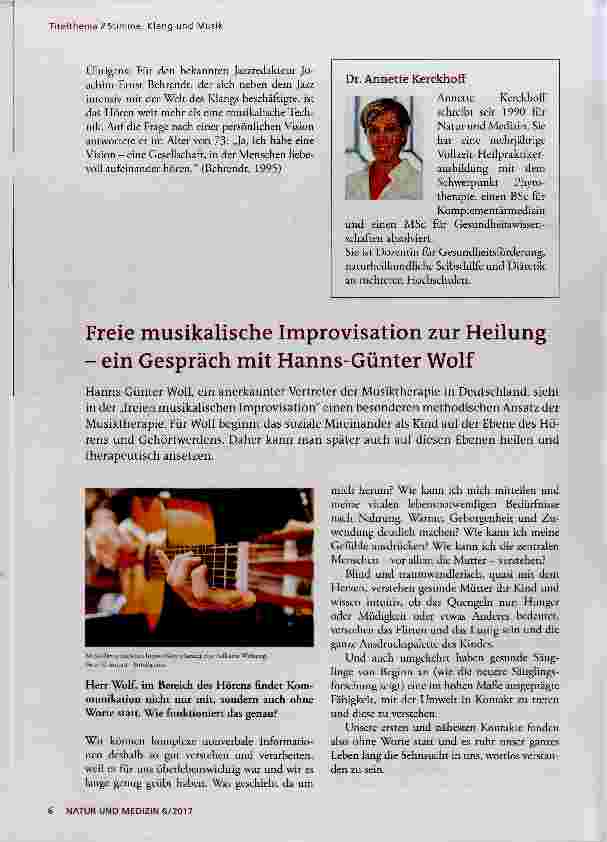 Vorschauseite 3: Stimme, Klang und Musik ein unsichtbares Band