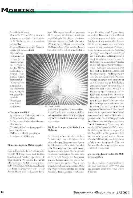 Vorschauseite 5: Mobbing - ein Modewort oder traurige Realität?