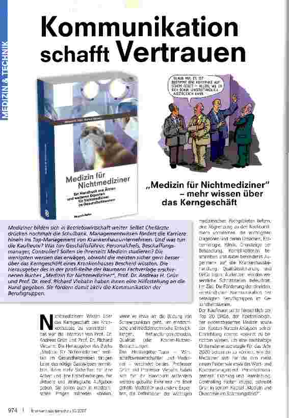 Vorschauseite 1: Kommunikation schafft Vertrauen