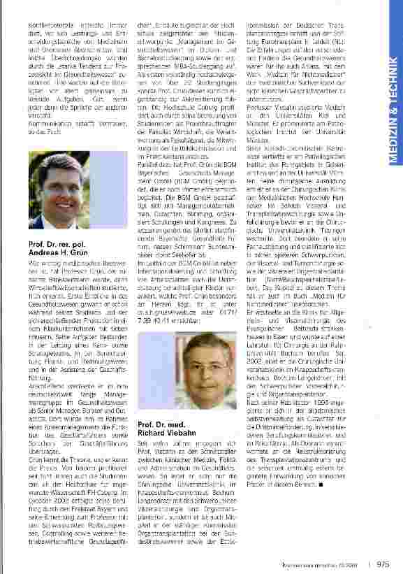 Vorschauseite 2: Kommunikation schafft Vertrauen