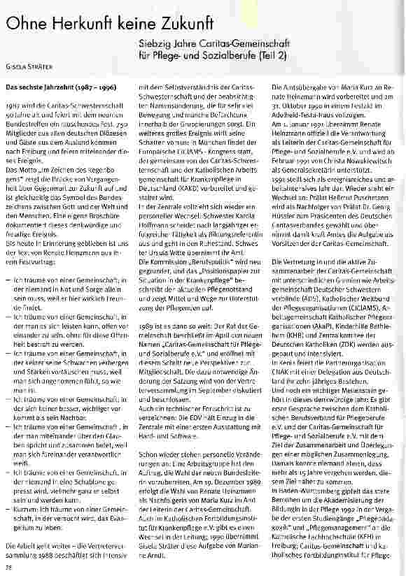 Vorschauseite 1: Ohne Herkunft keine Zukunft