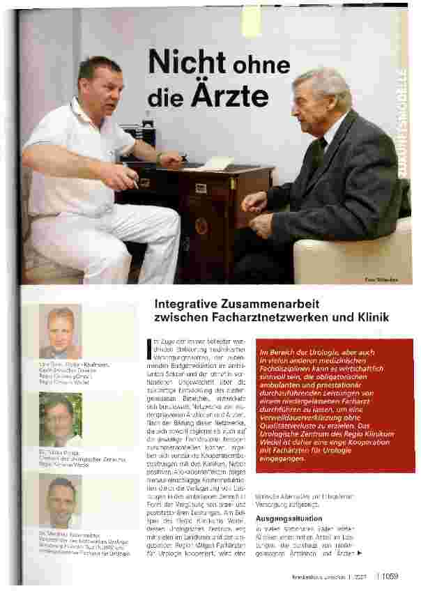 Vorschauseite 1: Nicht ohne die Ärzte