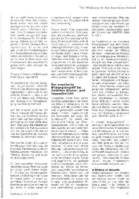 Vorschauseite 2: Bildung und Soziale Arbeit