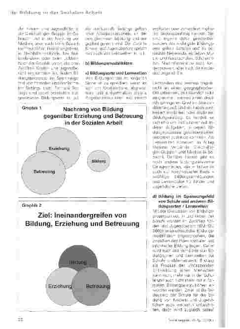 Vorschauseite 3: Bildung und Soziale Arbeit